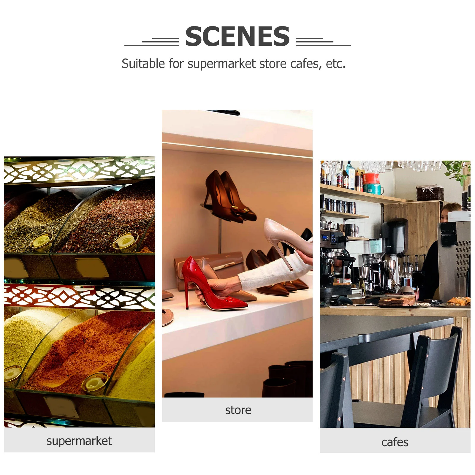 Basket Labels Clip on Price Tag Erasable Hanging Holder Taggies Rewritable Re-writable