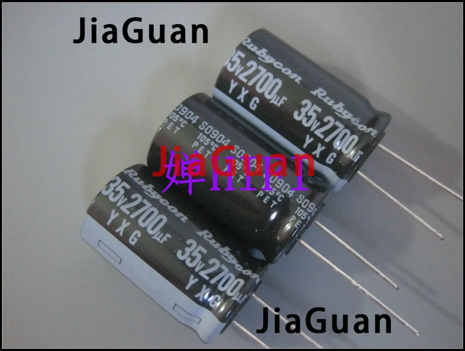 20PCS RUBYCON yxg 2700uf 35v 18x31.5MM electrolytic capacitor YXG 35V2700UF high frequency low resistance long life 2700uF/35V