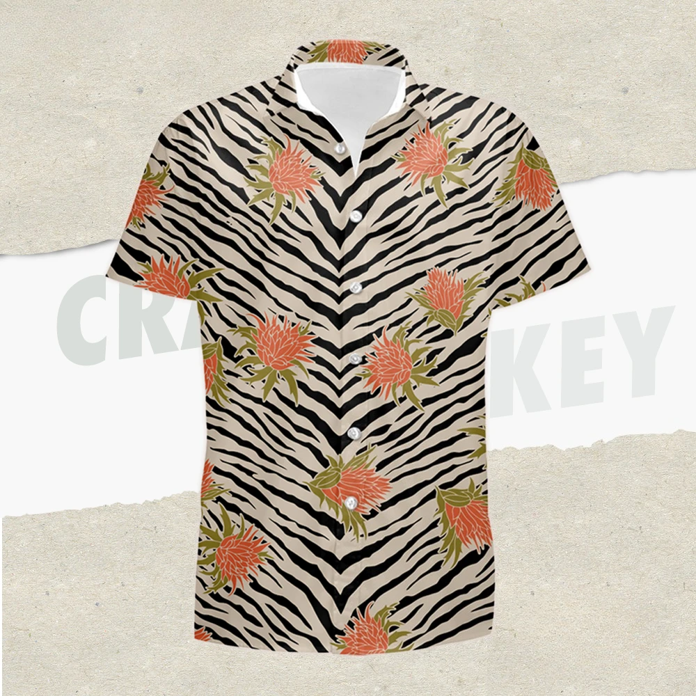 Parrot Head Hawaiian Shirt  A relaxed and comfortable beach-style Cuban collar shirt