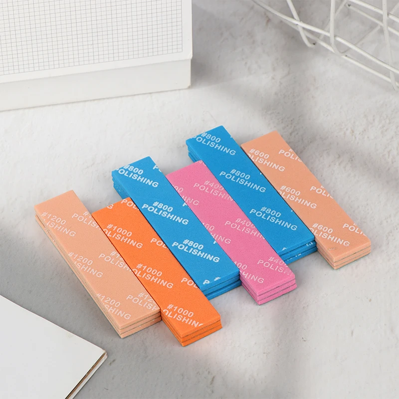9Pcs/set 400~1200 Semi-rigid Sanding Sticks For Assembling Model Build Tools Hobby DIY MS-E Plastic Model Polishing Rod