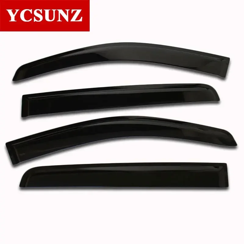 Door Window Deflectors Visor For Ford Ranger Wildtrak T6 T7 T8 2012 2013 2014 2015 2016 2017 2018 2019 2020 2021 Pickup Truck