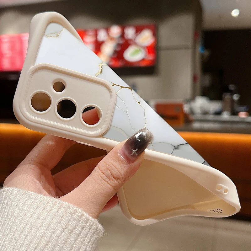 Etui na telefon z marmurkowym wzorem do Samsunga S26 S24 S23 S22 Ultra Plus S24 FE S25 Edge A57 A37 A56 A17 A36 A16 A15 A53 A54, miękka obudowa — zdjęcie 6