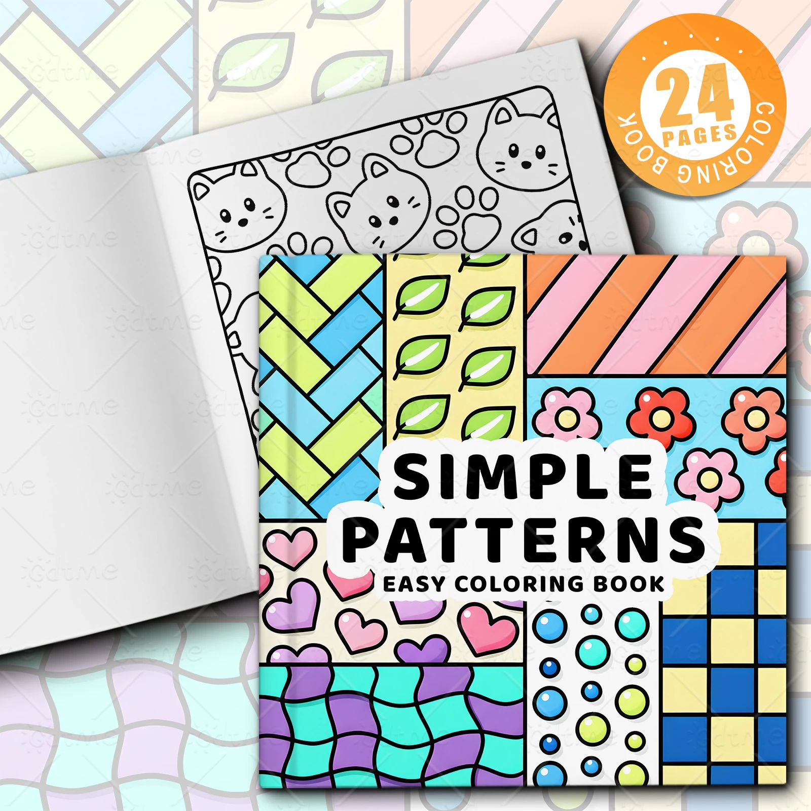 SIMPLE & PATTERNSE Coloring Book for Adults Featuring Cute Cozy Daily Activities for Relaxation (Cozy Spaces Coloring) image 2