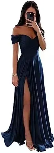 Cheap Royal Blue Velvet Evening Dresses One Shoulder Formal Party Gown Long Maxi Dress Plus Size Special Occasion Gowns