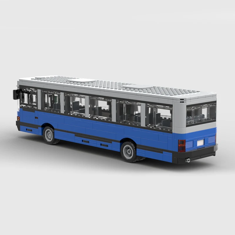 retro classic intercity bus speed champions bricks city car blocks public transport vehicle moc vintage display unique klocki