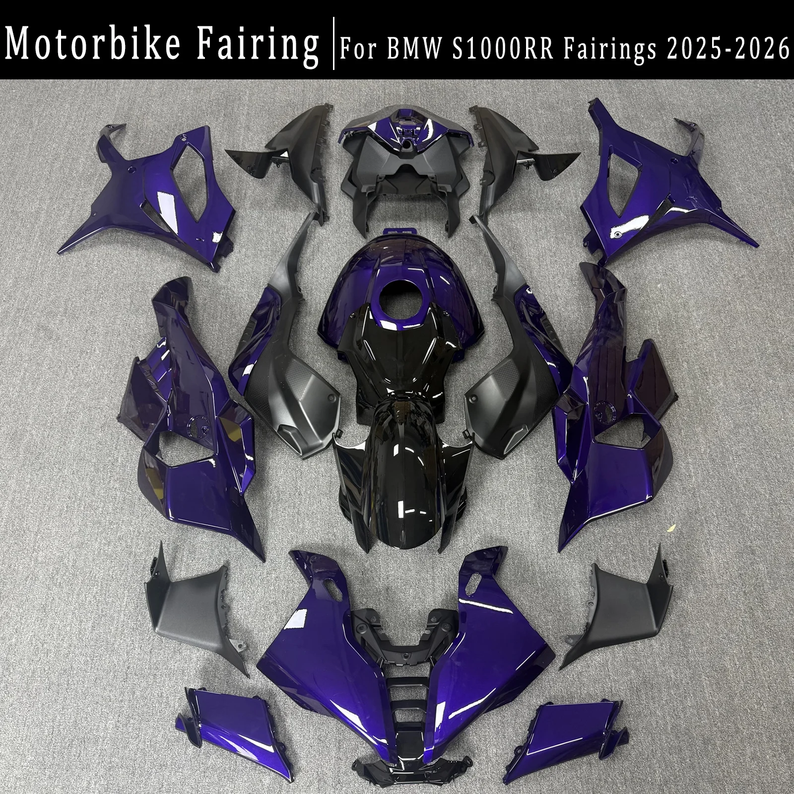 

Комплект обтекателя мотоцикла S1000RR 2025 2026, фиолетовый комплект компонентов кузова, полный комплект обтекателя для моделей BMW S 1000RR 2025 2026