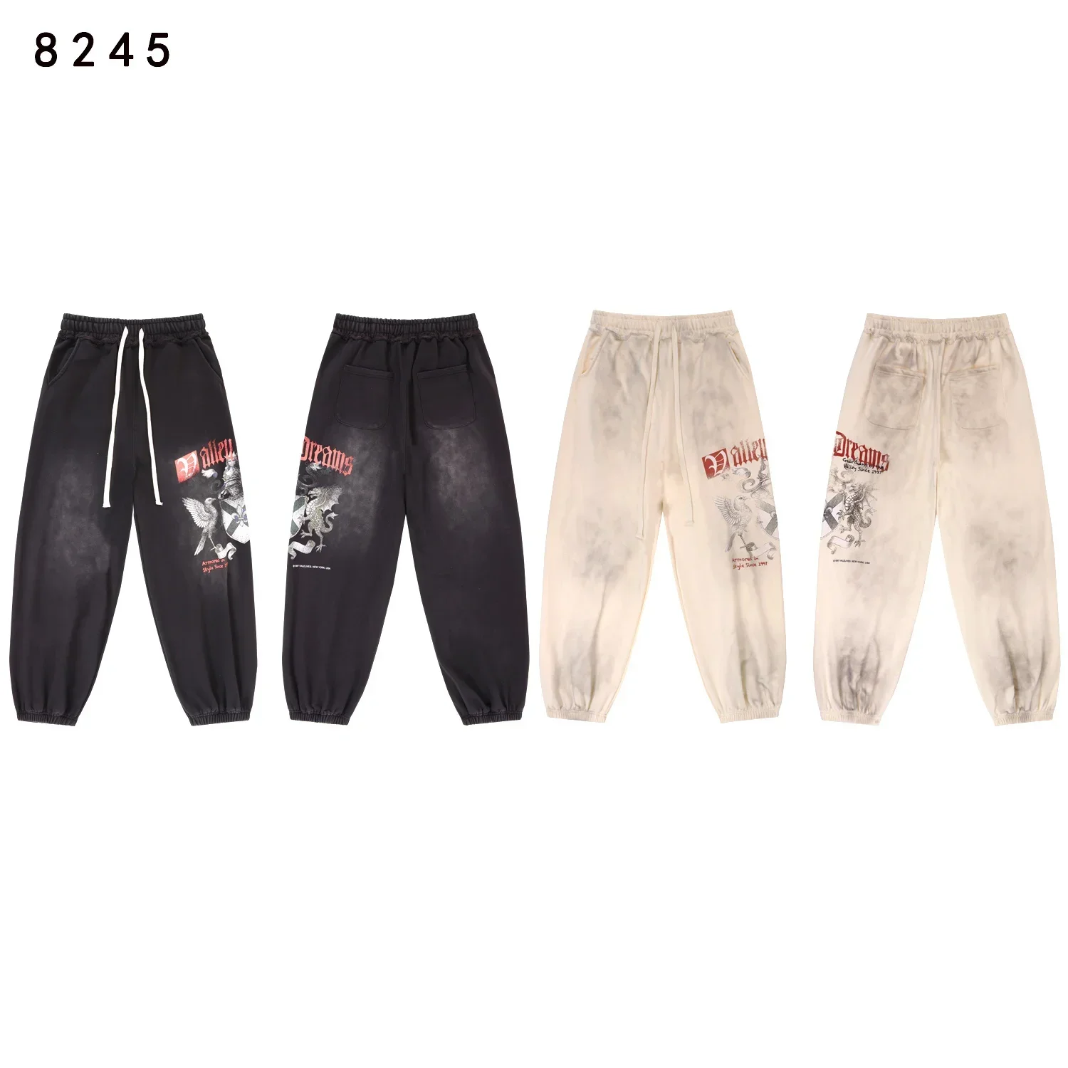 

High Quality VALE Forever Sweatpants Men Women Fashion Hotfix Rhinestone Style American Style Vintage VALLEY Jogger Pants