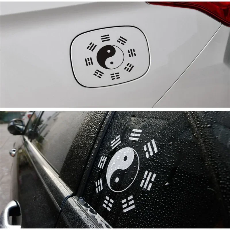 

Креативная автомобильная индивидуальная наклейка Даосский Тай Чи Шэн Two Yi Восемь диаграмм Инь Ян Рыба Боковая наклейка на кузов Декоративная