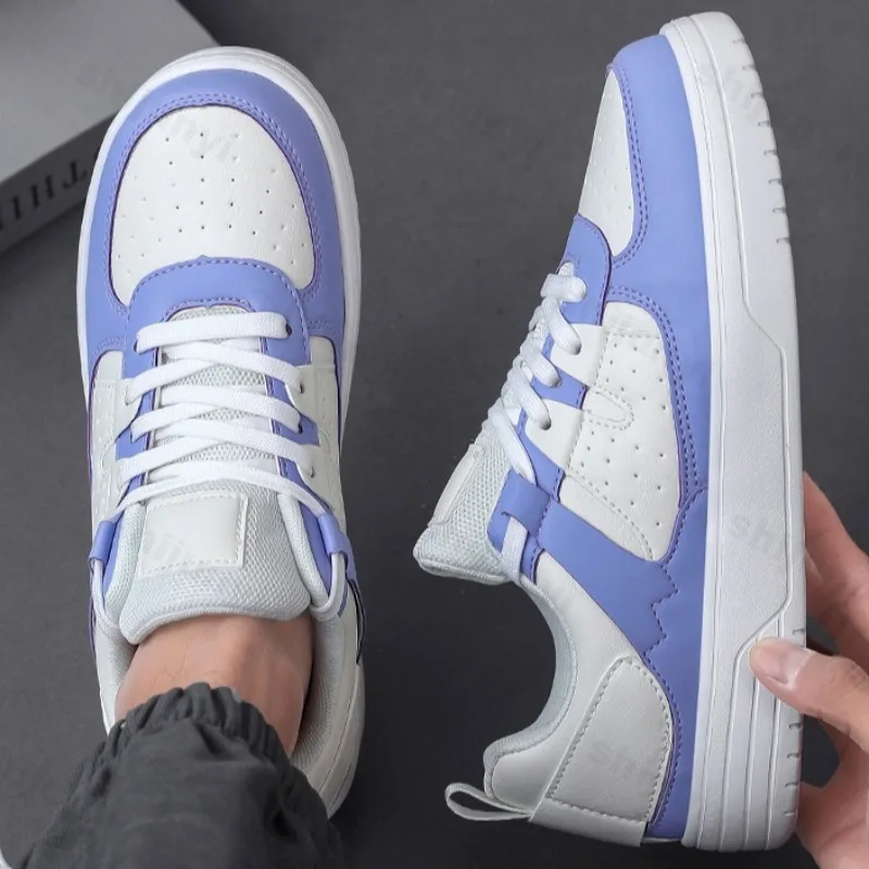 

Men's Color Blocked Low Top Thick Soled Casual Sports Shoes 2025 Autumn Fashion Versatile Comfortable Non Slip Platform Sneakers