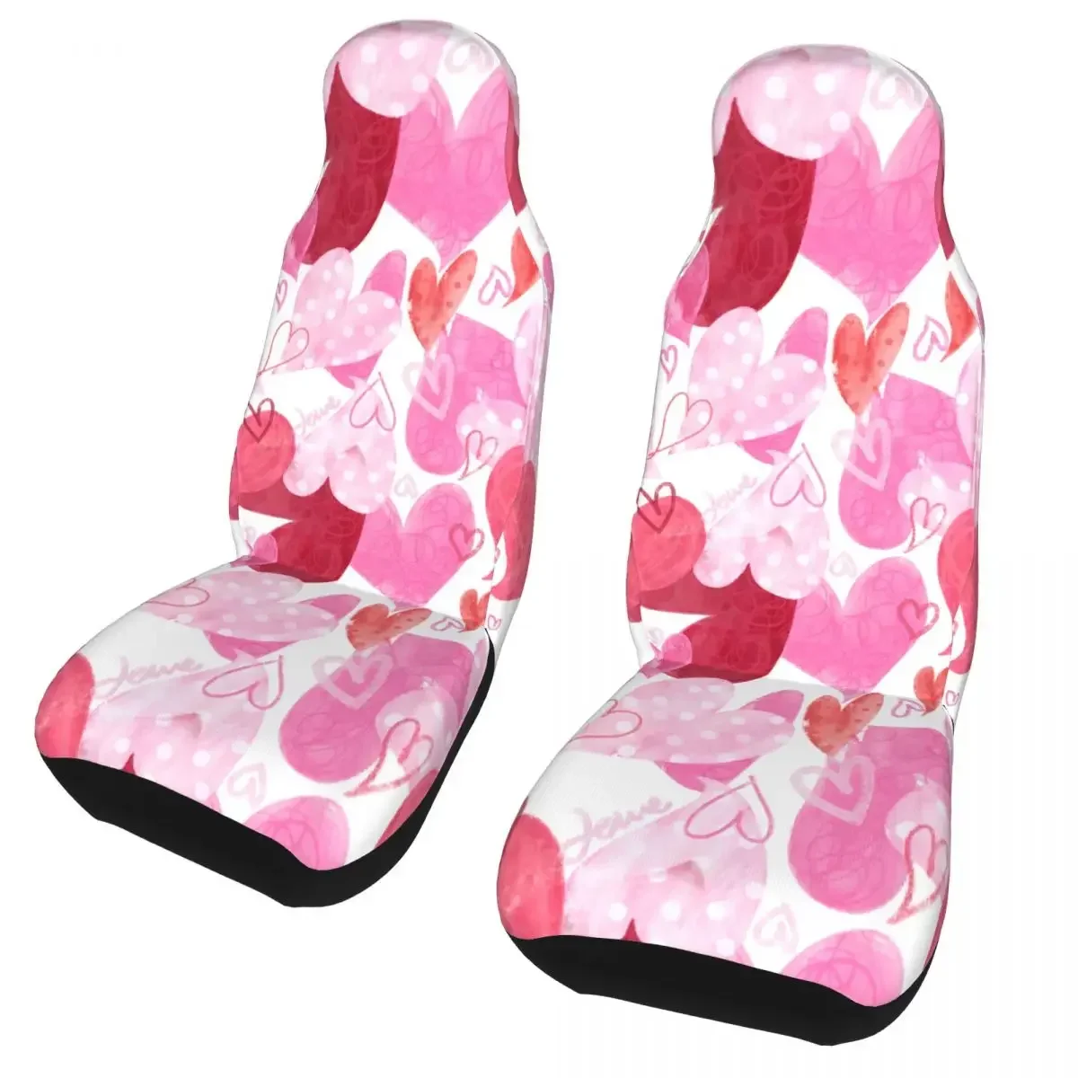 

Protector Universal para asiento coche, accesorios interiores, fundas para asiento coche con grafiti rosa, accesorios tela pa