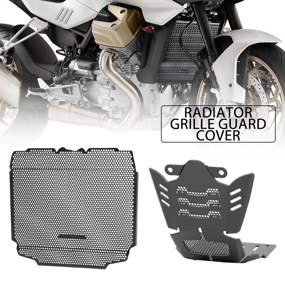 For Moto Guzzi V100 Mandello Aviazione Navale S 2024 Motorcycle Radiator Cylinder Head Engine Guard Complete Set Accessories