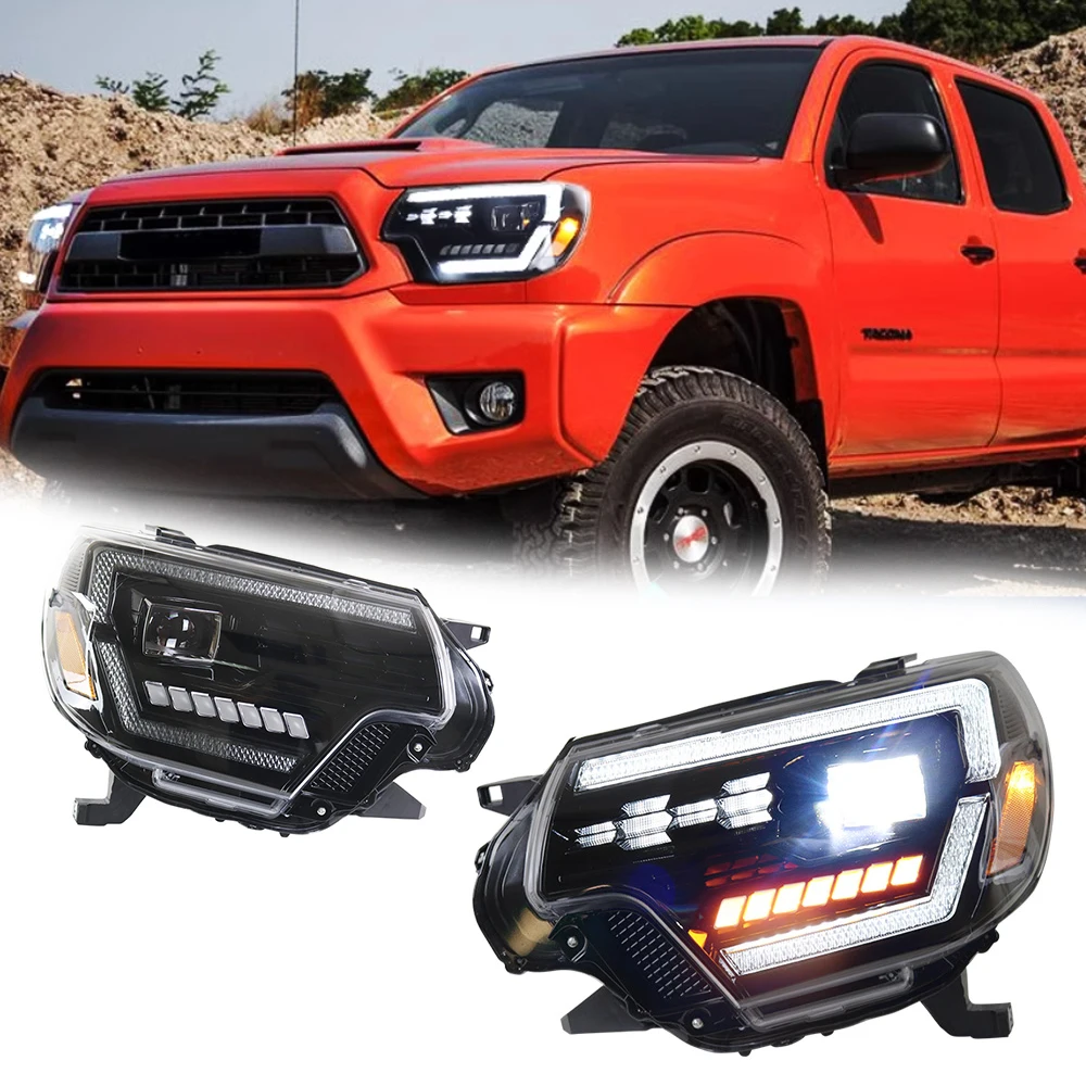 

Styling LED HeadLights For Toyota TACOMA 12-15 New Style Led DRL Car Head Lamp Assembly Signal Accessories Modified Lamp