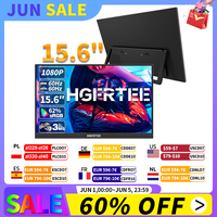 HGFRTEE 15.6inch Portable Monitor FHD-IPS Panel Second Screen for Laptop Gaming Extended Display with Type C HDMI