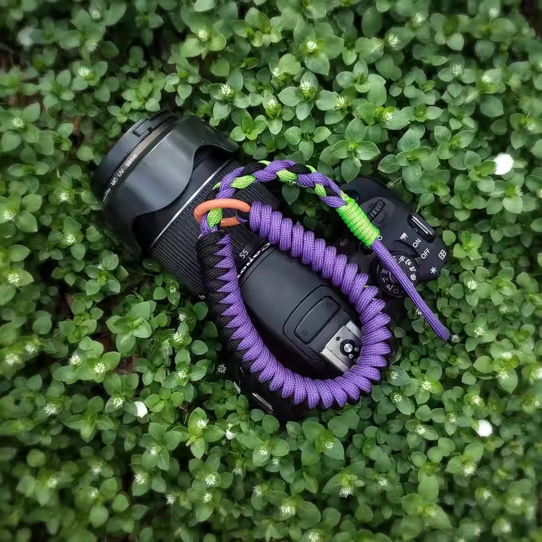 

Ремешок на запястье для камеры DSLR, микро-одиночная камера, веревка для рук, цветной плетеный ремешок с защитой от потери для Sony, аксессуары для камеры Canon, подарок