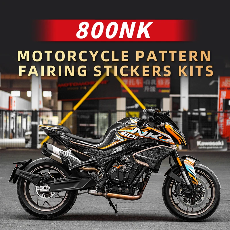 

Used For CFMOTO 800NK Motorcyle Pattern Fairing Stickers Kits Pasted On Body Paint Parts Area Accessories Decoration Stickers