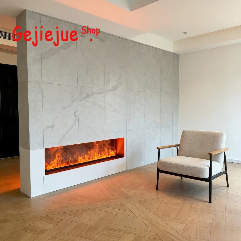 Smart WIFI Bedroom Safe APP Control Mist Fireplace Child & Pet Safe Wellness Design Fireplace Fireplace Electric Flame Chimenea