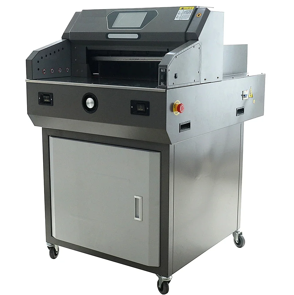 FRONT E4608T Microcomputer Program Control Paper Cutter machine Safety photoelectric warning light display