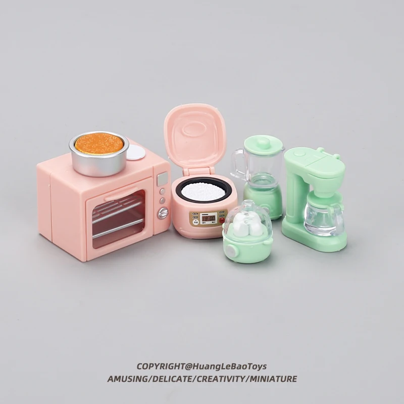 Simulated Mini Kitchen Appliances Rice Cooker Oven Model Decoration for 1/10 RC Crawler Car TRX4 Defender AXIAL SCX10 RC4WD Part