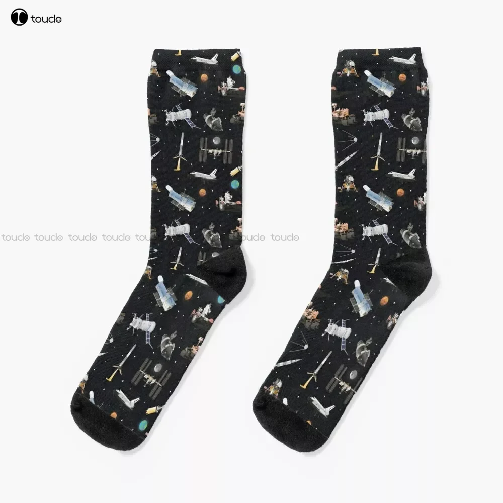 

Космическое исследование Apollo, лунный модуль, космический корабль, исследование носков персонализированные пользовательские Унисекс Взрослые подростковые Молодежные носки