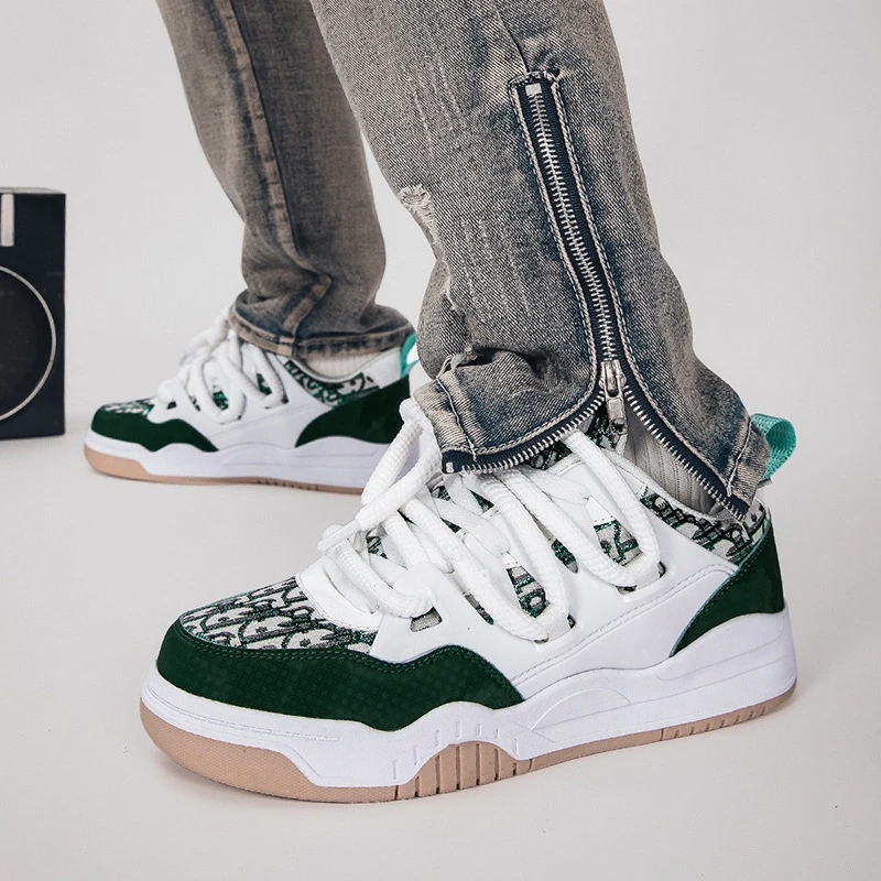 

Hong Kong Style Niche Couple Bread Shoes Women's Ins Super Hot Versatile Sports Shoes Spring New White Shoes Men's Comfortable