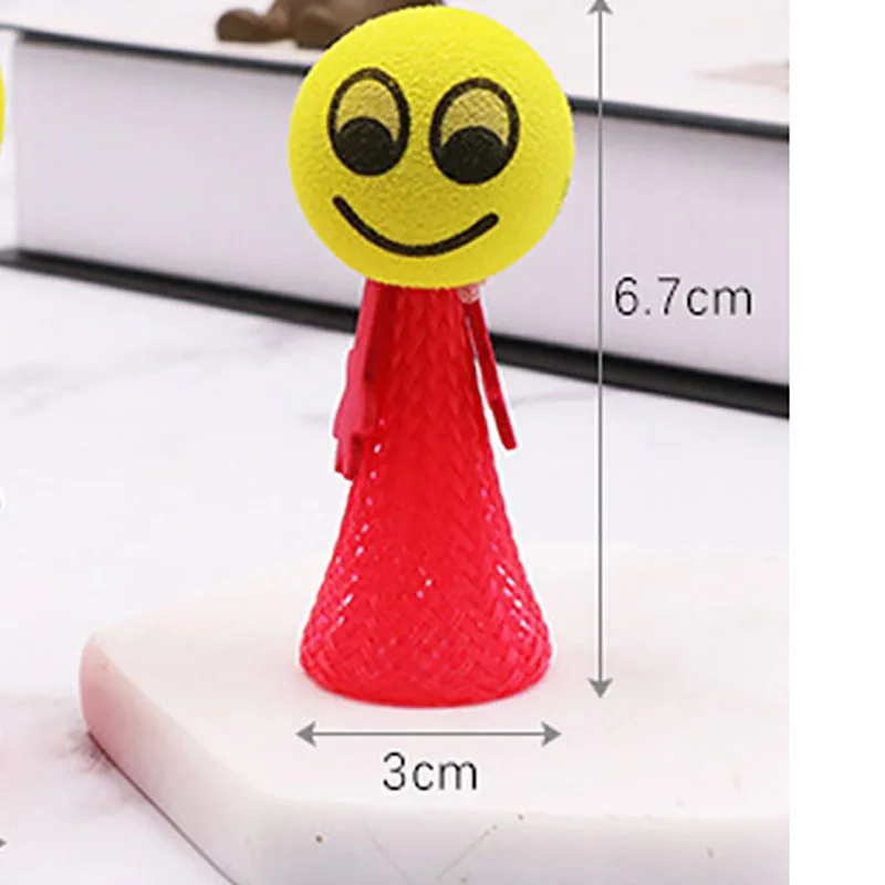 10Pcs kids Plastic Doll Funny Toy Children Toys Random Multicolor Kids Baby Creative Gift Jump Bounce Elf Party Birthday Fly Man