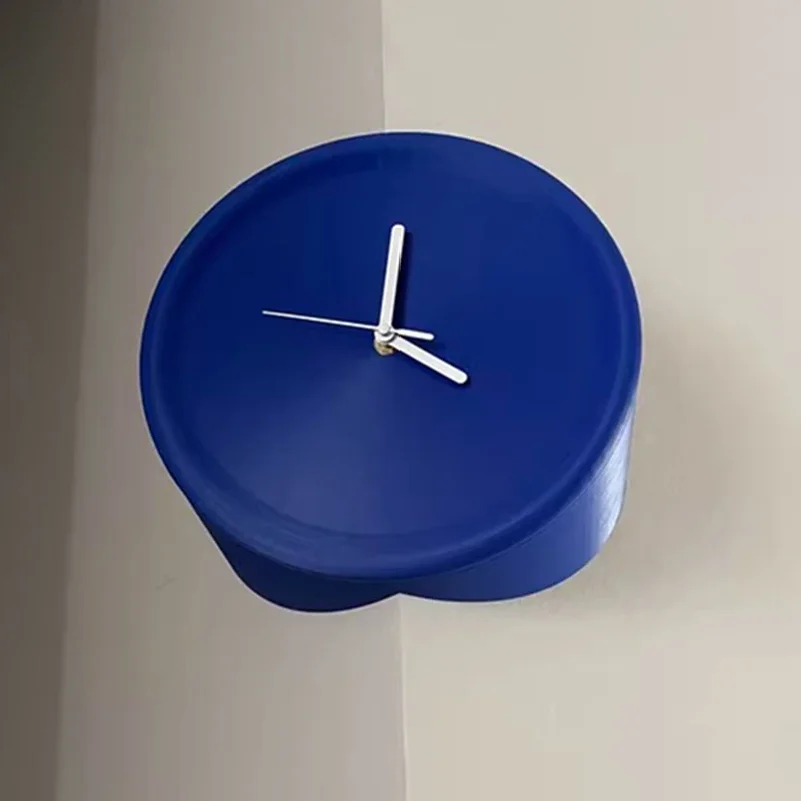 

Corner Clocks Creative Wall Clocks Minimalism Clock Watch Design Living Room Clock Modern Home Aesthetic Decoration Accessories