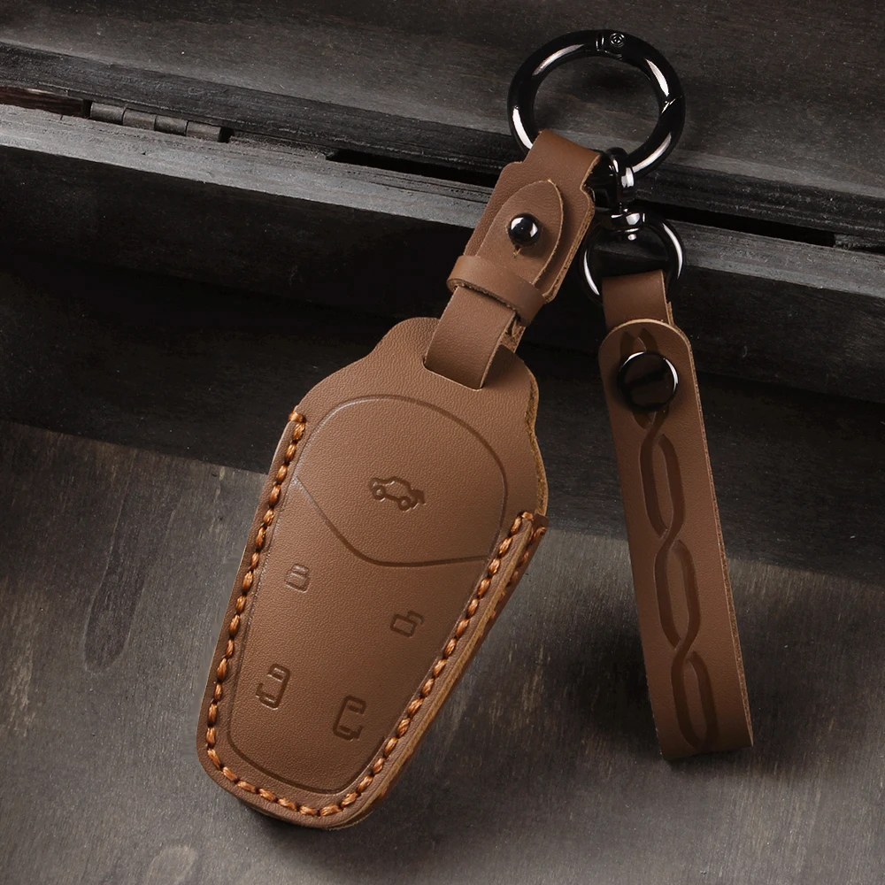 For Lantu Dreamers 23 Lantu New Arrival Free Chasing High-End Buckle Leather Car Key Case Cover Shell