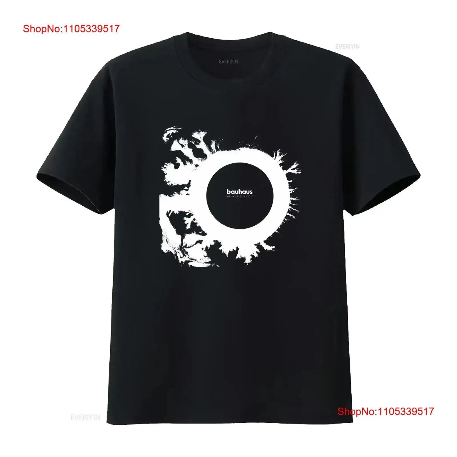 Bauhaus The Skys Gone Out Grey T Shirt OFFICIAL vintage Washed graphic Versatile Breathable fashion homme Slightly  vintage