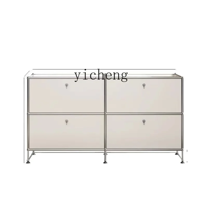 

TQH module combination cabinet medieval simple TV side cabinet decorative storage side cabinet