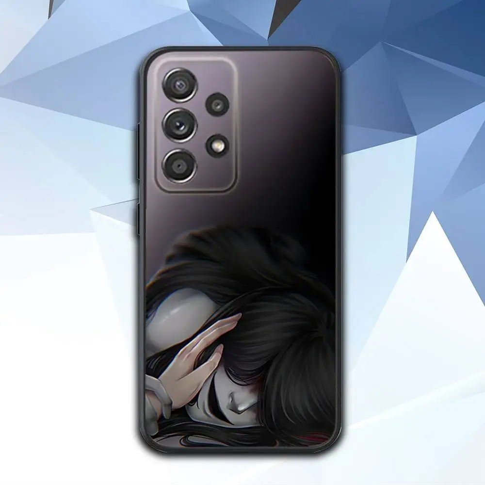 حافظة هاتف Mr C-Crawlings Game لهاتف سامسونج S 25,24,23,22,30,21,10,9,Ultra,Plus,Lite,FE,4,5G حافظة سوداء ناعمة