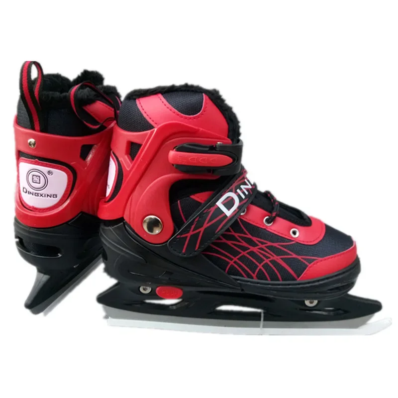 Winter professionele ijshockey blade schoenen inline thermische waterdichte verstelbare antislip kunstschaatsschoenen voor volwassen kinderen