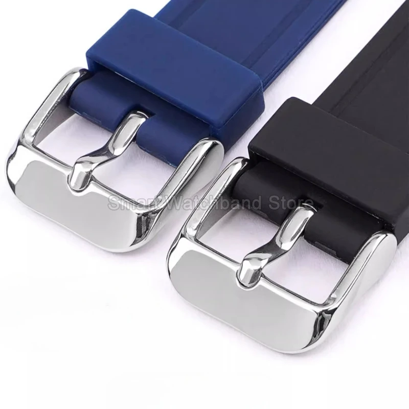 ل كاسيو AE-1300 A-158/168 F-84/94 18 ملم أسود محدب مناسب متين مانع للانزلاق للغوص في الهواء الطلق حزام السيليكون #5