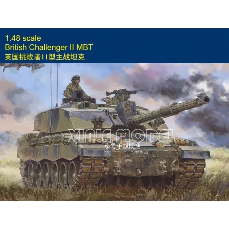 

Комплект модели пластикового танка Trumpeter 84852 Challenger II MBT 1/48