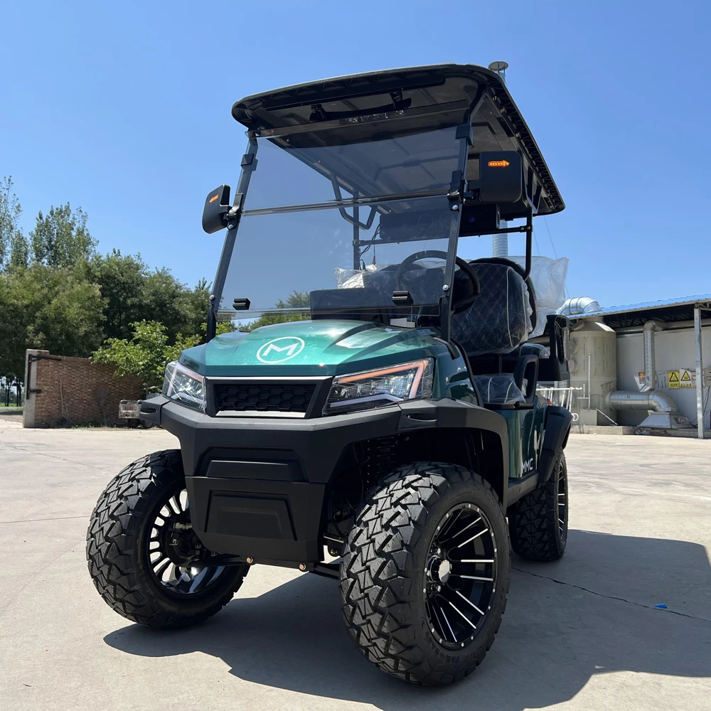 New 2 4 6 Seater Golf Cart Hunting Cart Custom Evolution lifted Solar Golf Car High Quality Lithium Golf Cart Electric 2024