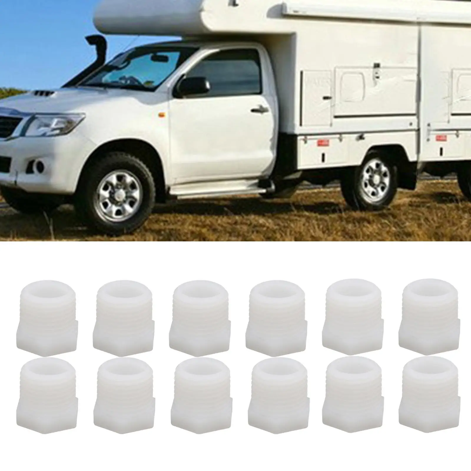 

12 дренажных пробок для нагревателя, детали, высокопрочный ремонт, хорошая производительность, сборка из ПВХ