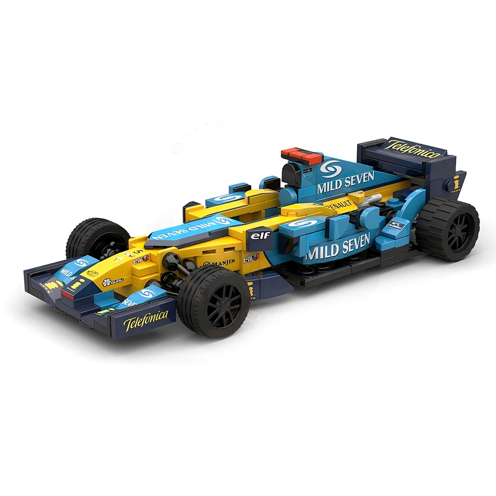 Testarossa MOC-82098 F1 R25 Monza Formule 1 Racing Model Bouwstenen Speelgoed Set voor Kinderen Jongens Verjaardagscadeau