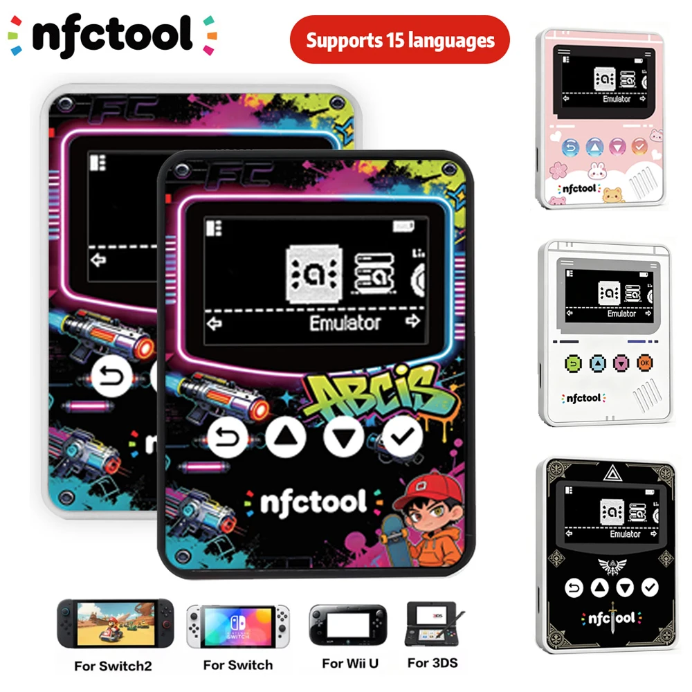 New Smart NFC Emulator for Amiibotool Pixl.Js Infinite Card Swipe Universal Writer for Switch2/Switch WiiU 3DS Game Accessories