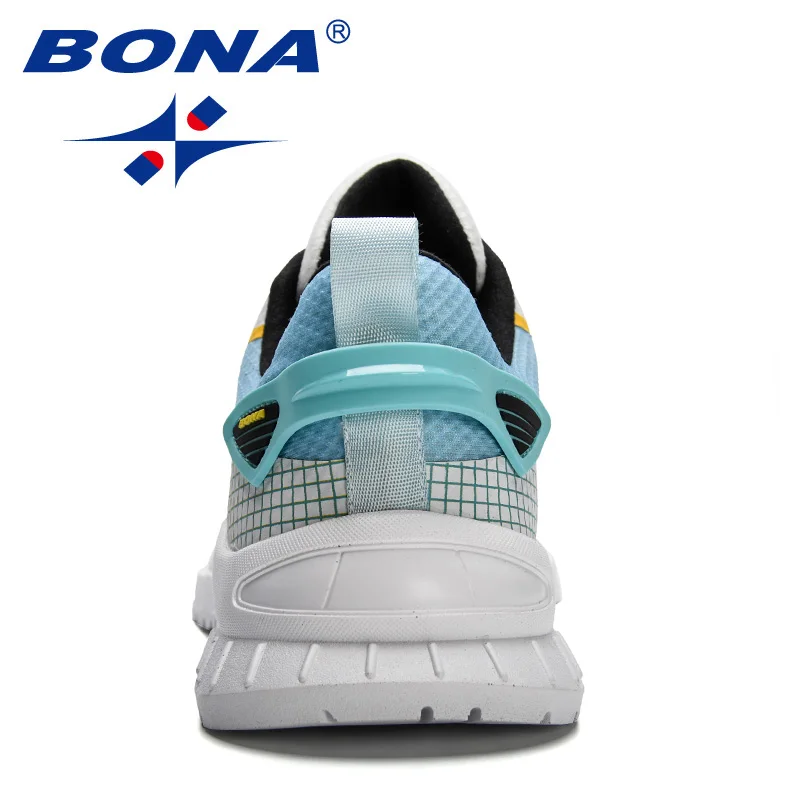 BONA 2023 New Designers Man Leisure Shoe Casual Shoes Breathable Outdoor Mesh Light Sneakers Men Fashion Casual Shoes