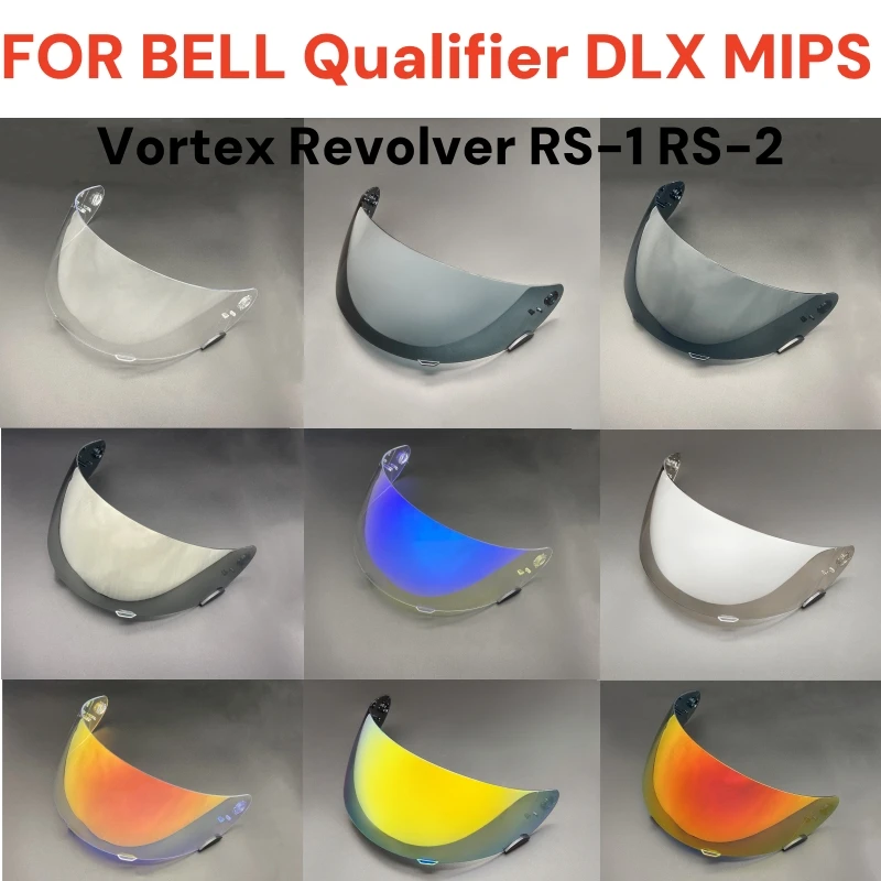 

RS-1 Motorcycle Helmet Visor For BELL Qualifier DLX MIPS Anti-scratch UV Wind Shield Glasses Visera Vortex Revolver RS-2 Lens