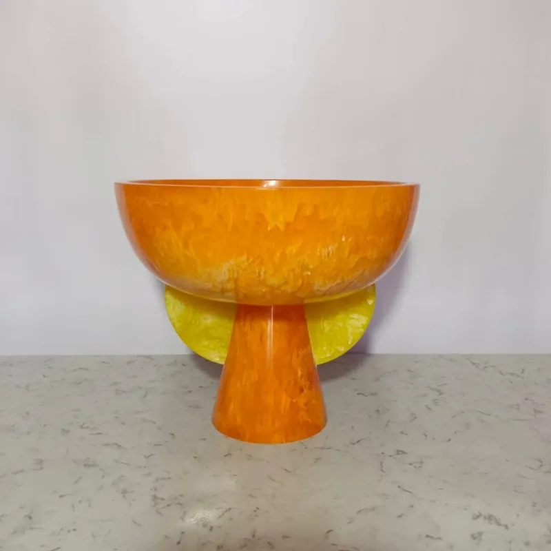 Handmade New Design Resin Salad Bowls Best Colors and Standard Sizes and Food Safe Resin Salad Bowls Plates to Choose From