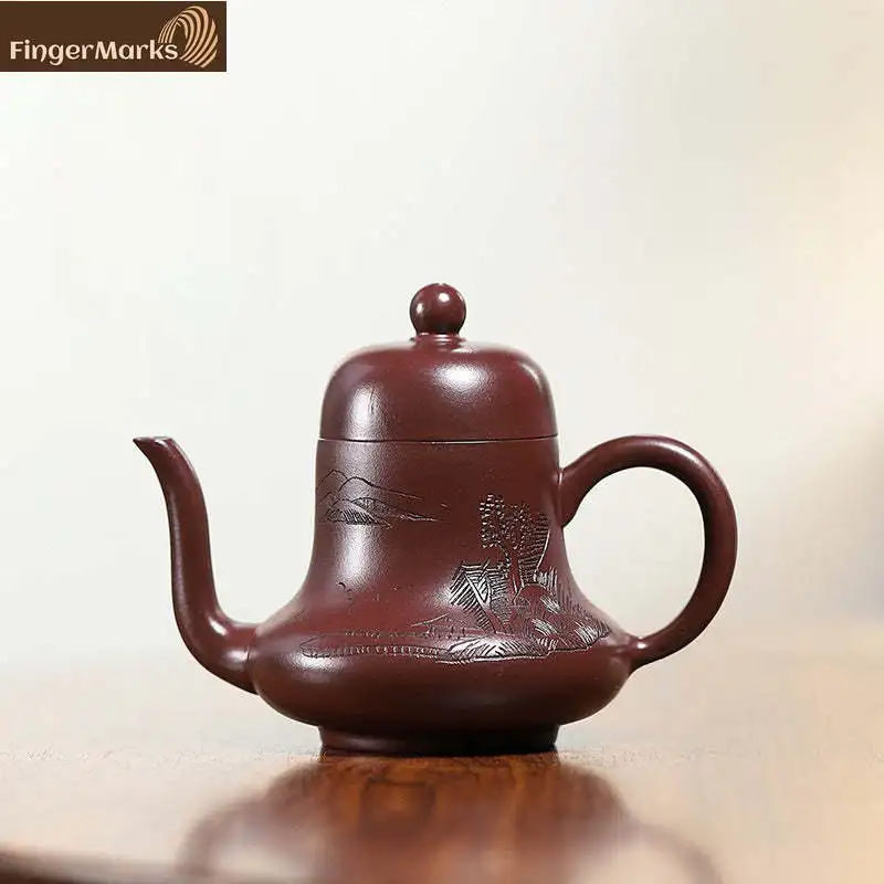 

170ml | Yixing Zisha Teapot | Si Ting Pot - Zi Zhu Ni