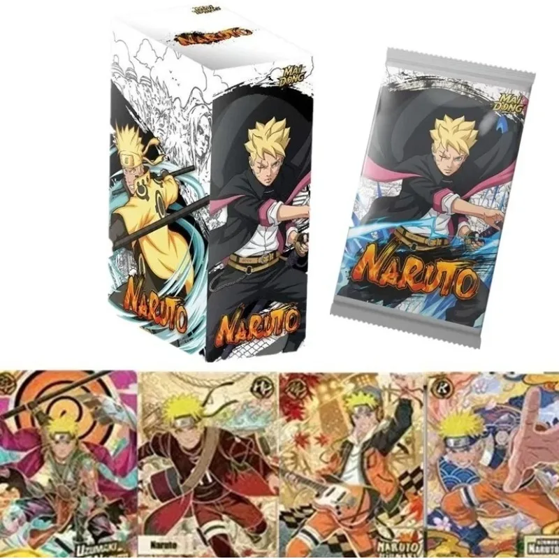 Naruto Akatsuki Trading Cards Rare Anime Character Game Collection Booster Box Collectible Card Toy Gift for Fans Collectors