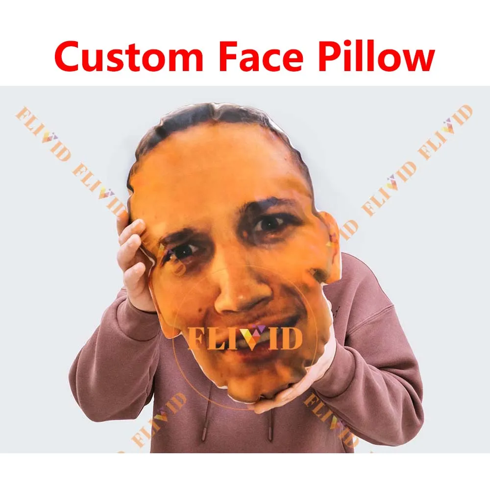 Customized 3D Portrait Ugly Pillow,Custom Funny Face Throw Pillow,Personalized Cushion,Hot Birthday Gift,Pet Loss Memorial Gifts