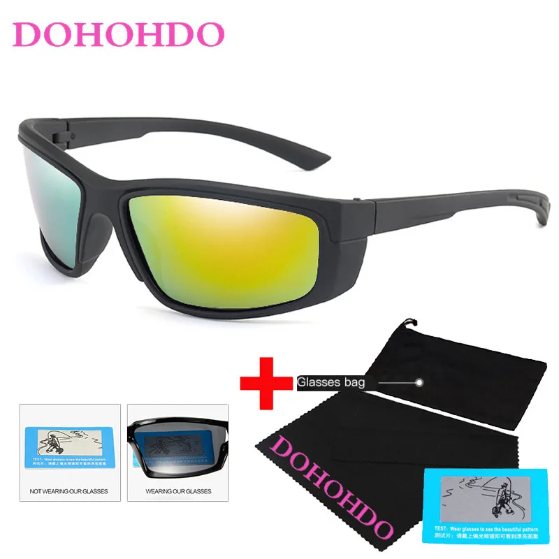 

DOHOHDO винтажные поляризационные солнцезащитные очки для мужчин и женщин, брендовые дизайнерские очки для вождения, очки ночного видения, зеркальные солнцезащитные очки Óculos De Sol