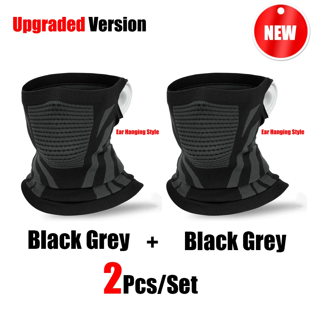 1 st/2 stks/3 stks Unisex Winter Ademend Warm Ski Masker Fiets Motorfiets Half Gezichtsmasker Sjaal Outdoor Wandelen Vissen Fietsen Masker
