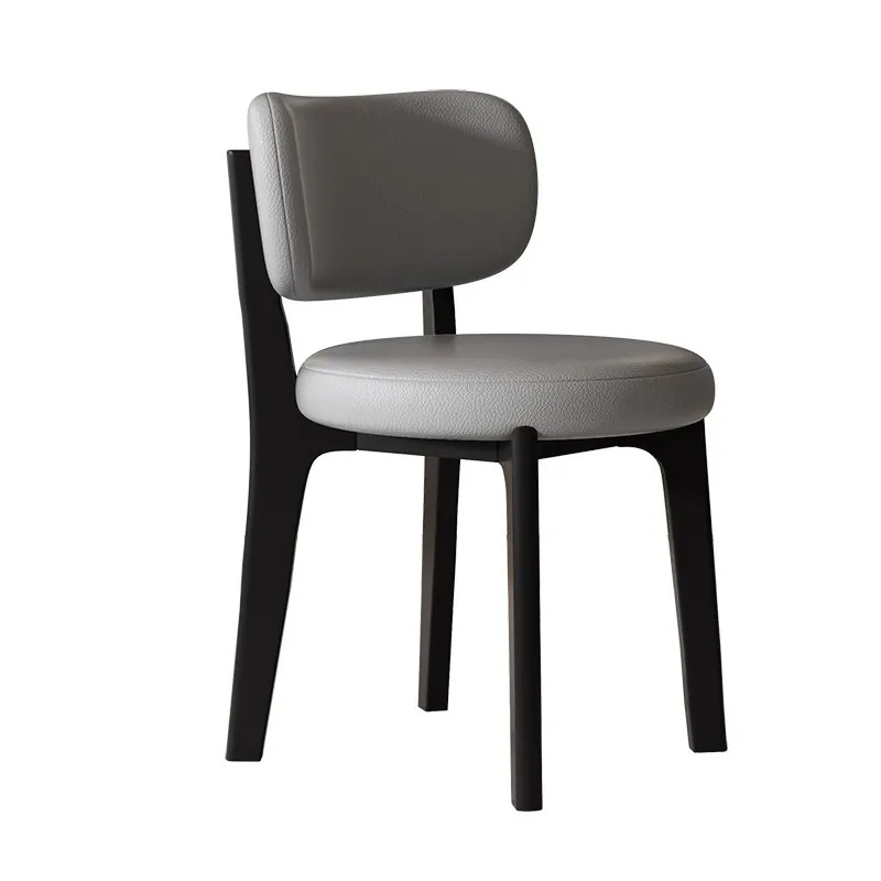 

Nordic Italian style solid wood dining chair Home restaurant Simple modern back chair Coffee restaurant Hotel leisure chair