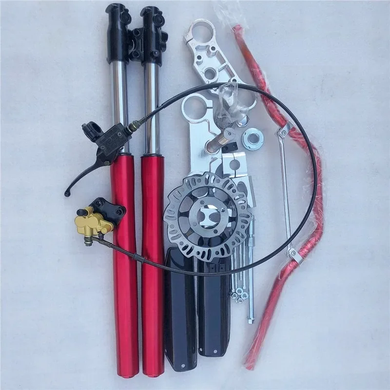 Motorcycle Modification Kit 710-800mm Inverted Front Shock Absorber Directional Device Press Block  Brake