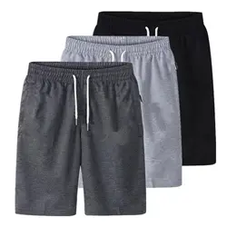 Shorts com cordão masculino, calção com cordão, calças curtas de praia, verão calças finas, moletom solto com zíper, esportes