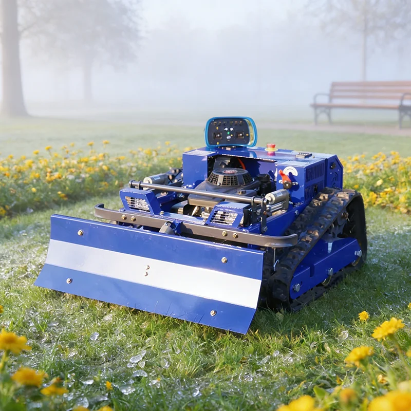 

Customized tracked remote-controlled weeding machine, orchard farm, complex terrain lawn cleaning lawn mower