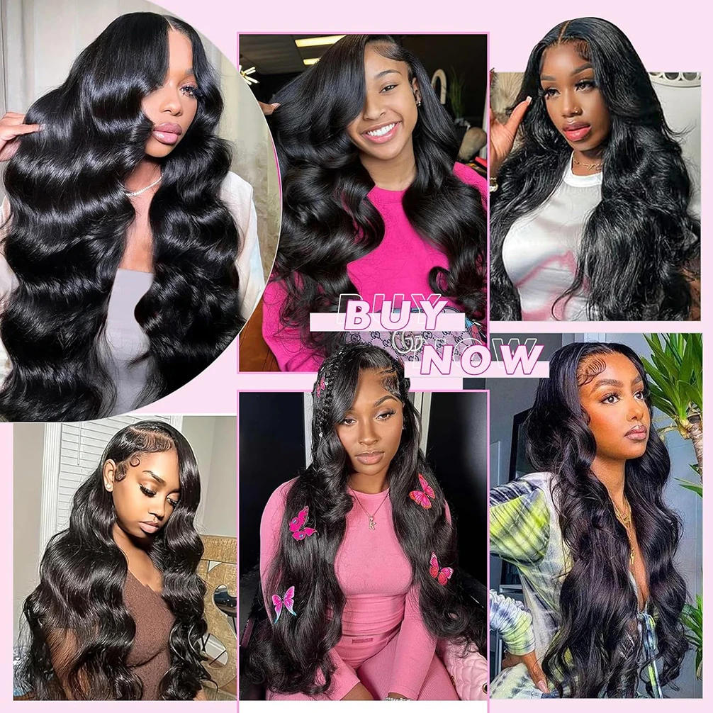 12A Human Hair Bundles Body Wave Bundles Human Hair 100% Unprocessed Brazilian Virgin Hair Weave 3 Bundles Human Hair